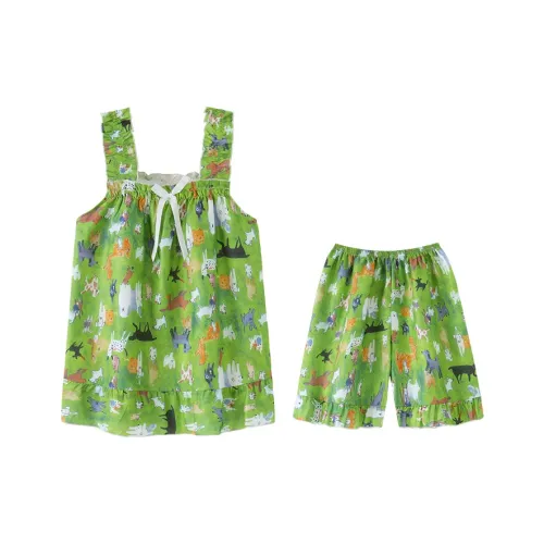 PANXIANG Pajama Set Women's Green