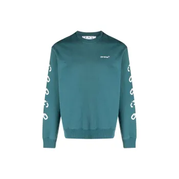 OFF WHITE Sweatshirts Unisex Blue