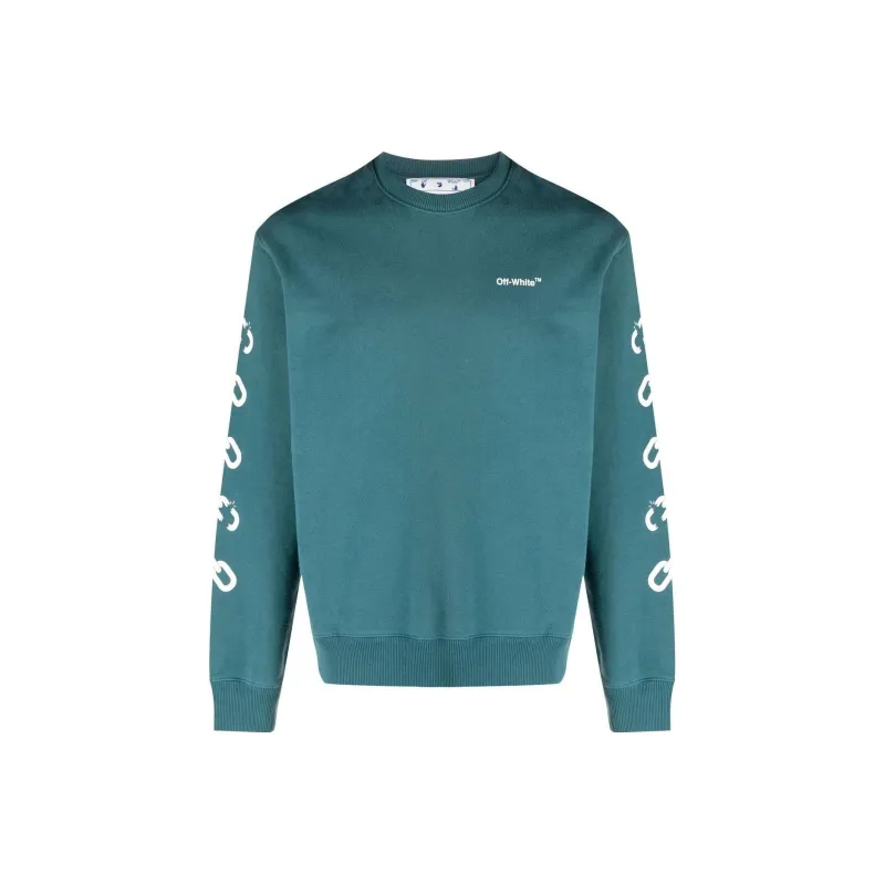 OFF WHITE Sweatshirts Unisex Blue-0