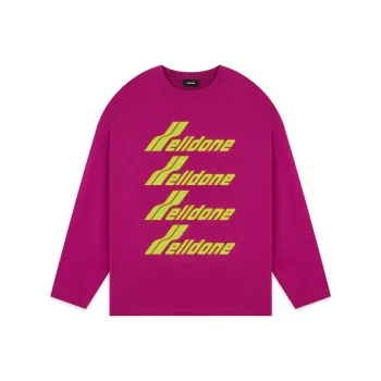 WE11DONE Sweatshirts Unisex Purple