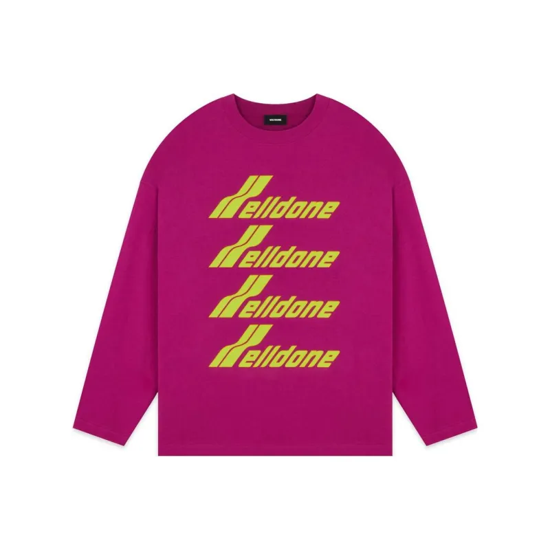 WE11DONE Sweatshirts Unisex Purple-0