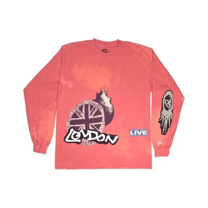 Travis Scott O2 Live Tie Dye Long Sleeve T shirt-0