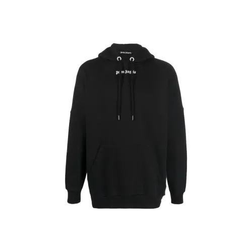 PALM ANGELS Over The Head Logo Hooded Sweatshirt