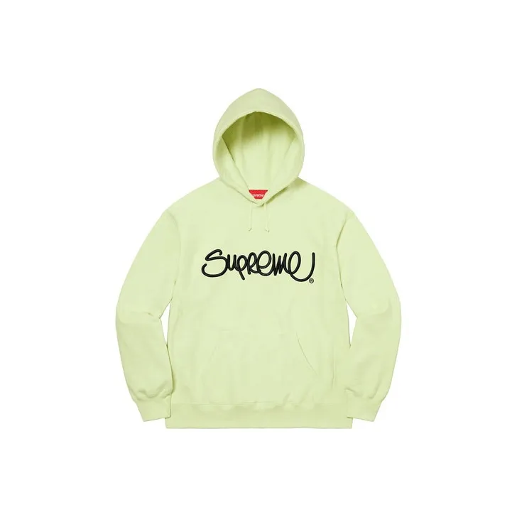 Supreme Raised Handstyle Hooded Sweatshirt-8