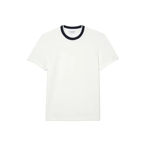 LACOSTE T Shirts Men Cream