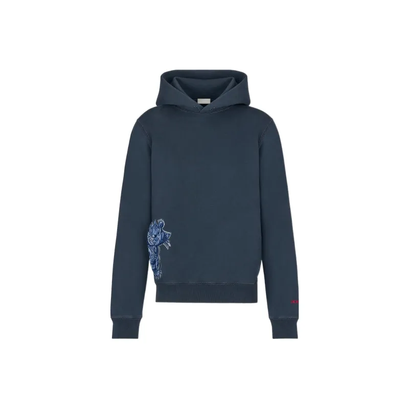 DIOR Quarterly New Products Sweatshirts Men Blue-0