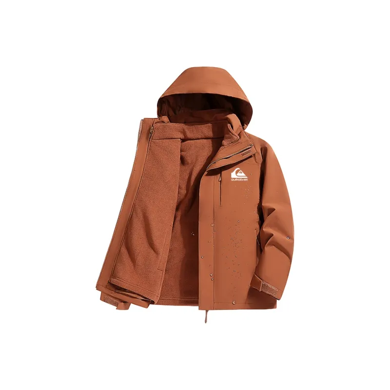 Quiksilver Water Resistant Windproof Breathable Water Repellent Windbreaker Jacket Unisex-4
