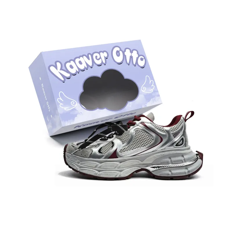 KAAVER OTTO Height Increasing Abrasion Resistant Breathable Chunky Sneakers Women's-7