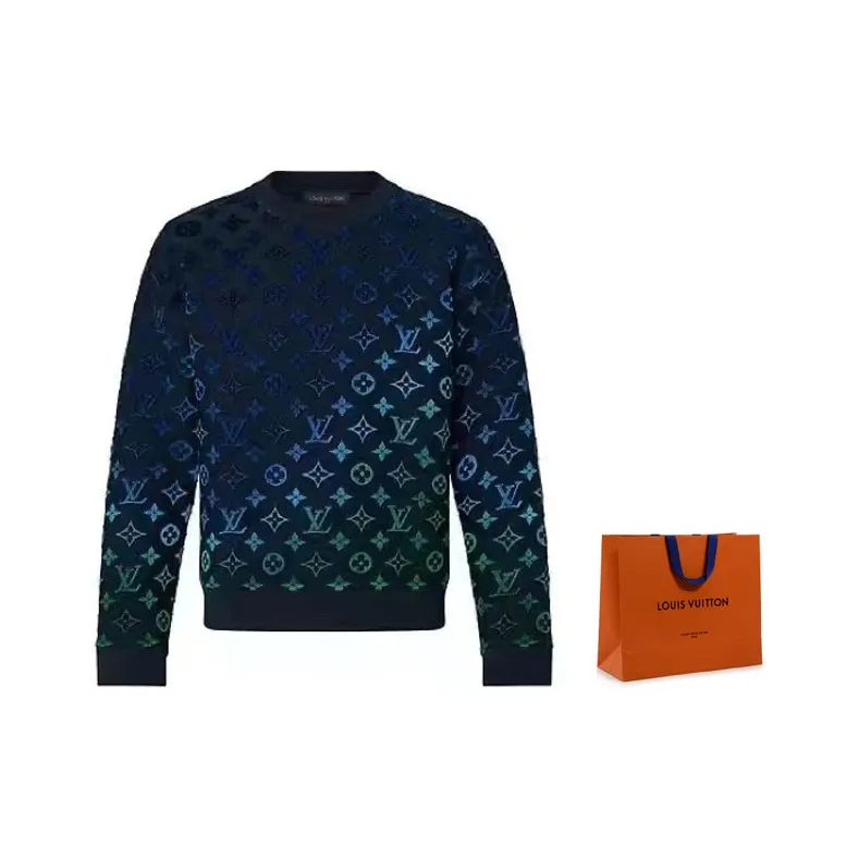 LOUIS VUITTON Gradient Monogram Fil Coup Sweatshirt-6