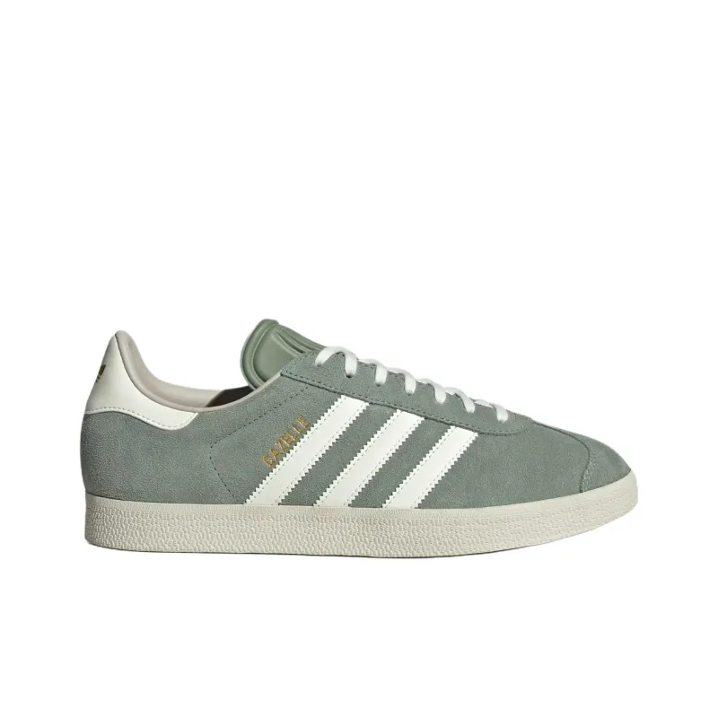 Adidas Gazelle Silver Green Off White-1