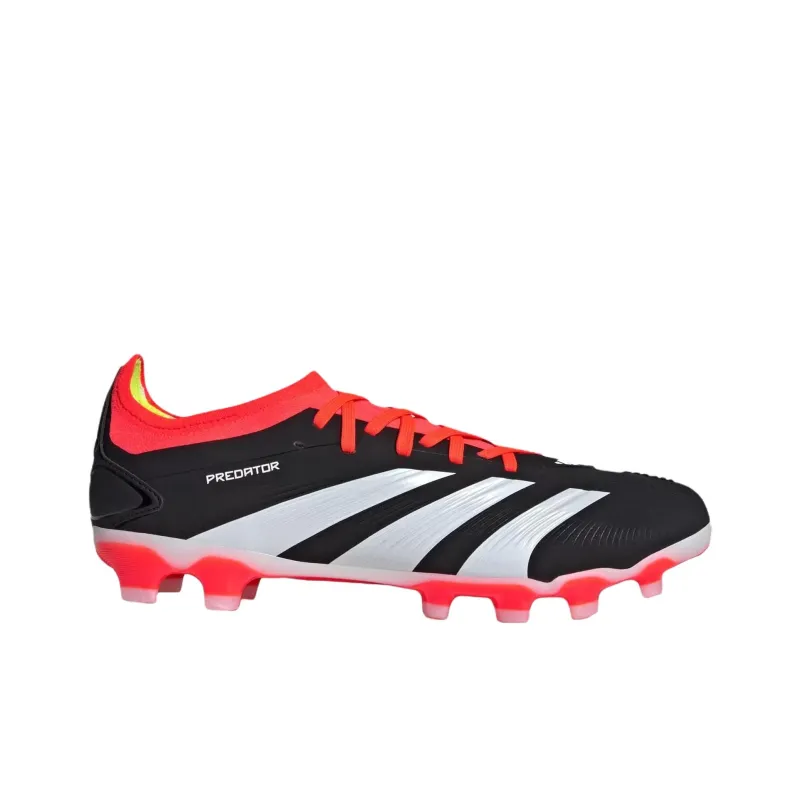 Adidas PREDATOR 24 PRO Anti Slip Wear Resistant Soccer Shoes Men's Black Red-1