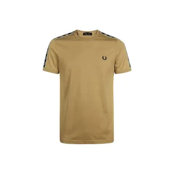 FRED PERRY T Shirts Men Brown