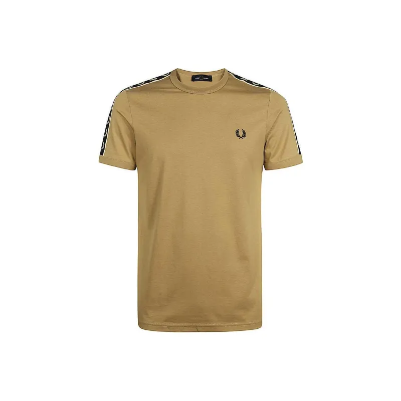 FRED PERRY T Shirts Men Brown-0