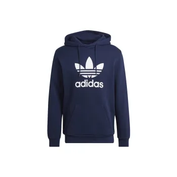 Adidas Originals Adicolor Classics Trefoil Hoodie Sweatshirt Men's Blue