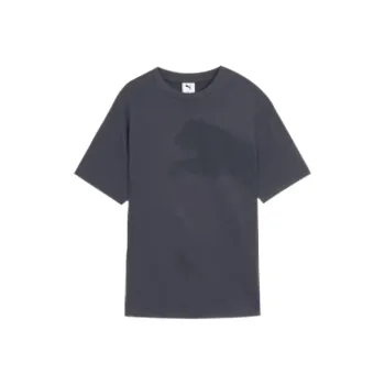 PUMA SS25 CATLOGOTEE T Shirt Unisex Galaxy Gray 69