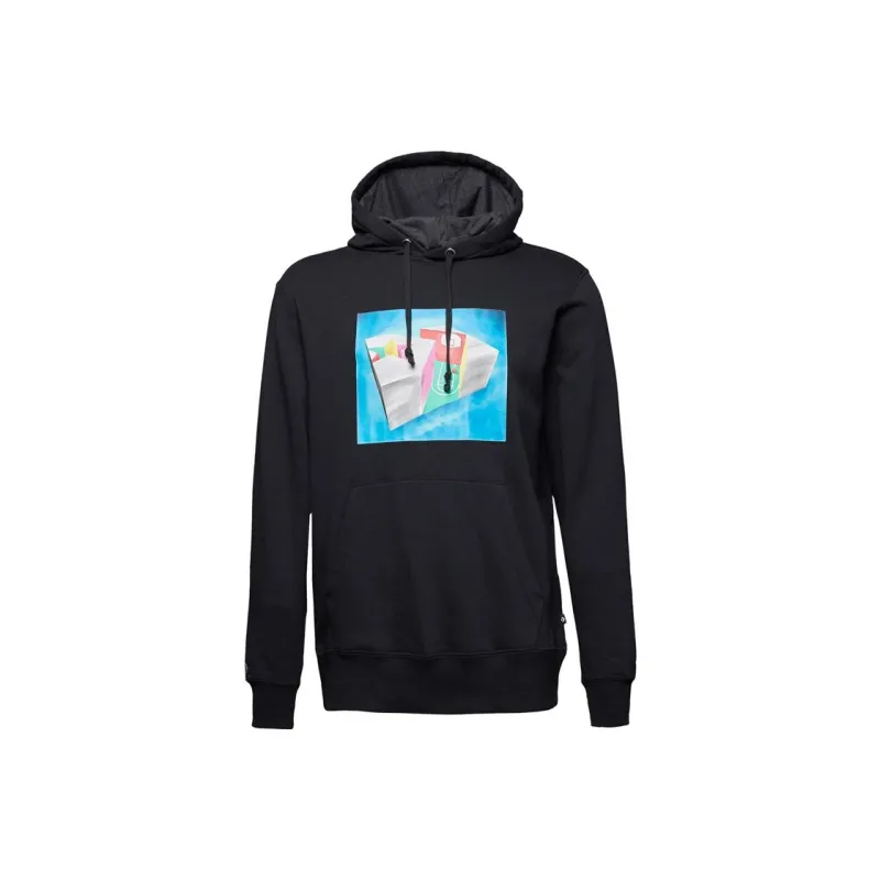 Converse Chevron 3D Court Sweatshirt Men's Black-0