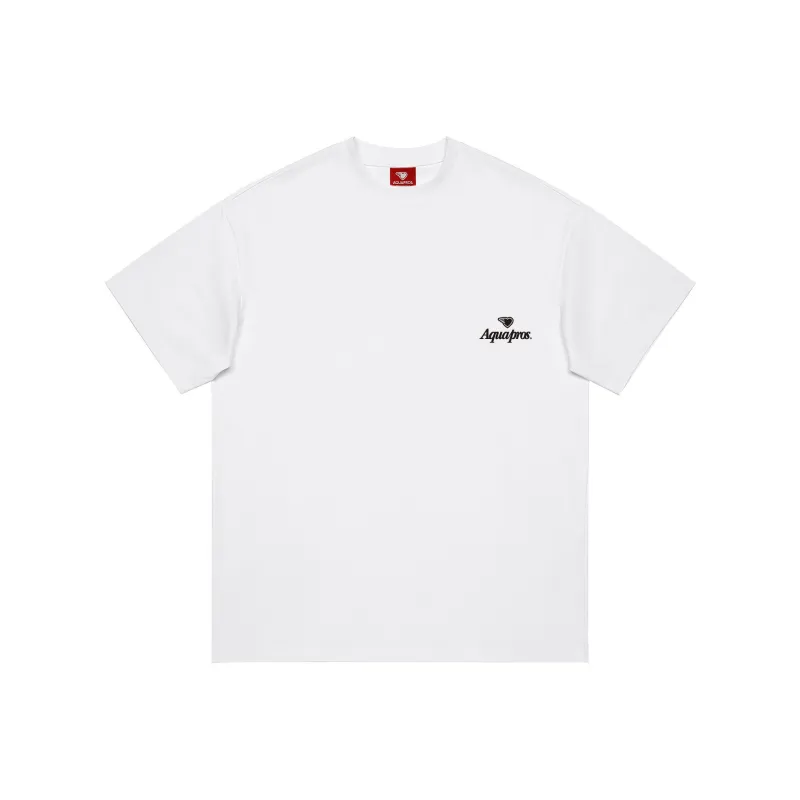 AQUAPROS T Shirts Unisex White-0