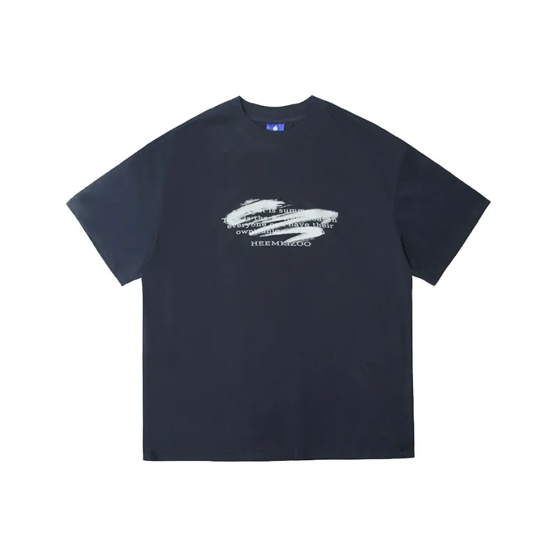 HEEMKIZOO Casual Crew Neck Short Sleeved Top Men's-0
