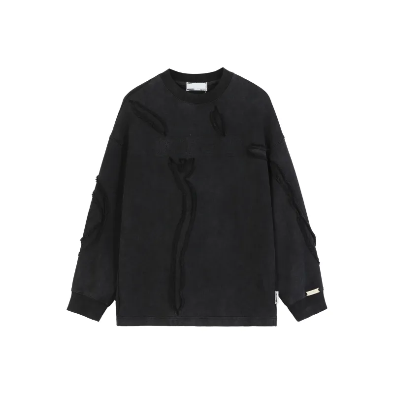 R69 Crew Neck Loose Fit Sweatshirt Unisex-3