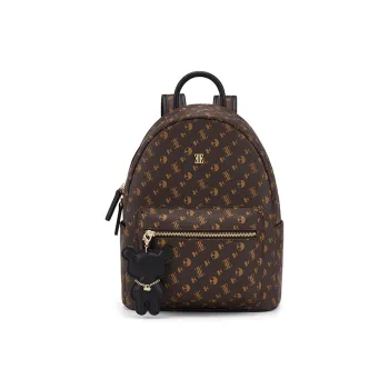 ELLE Synthetic Leather Backpack Tubas Women's Dark Brown