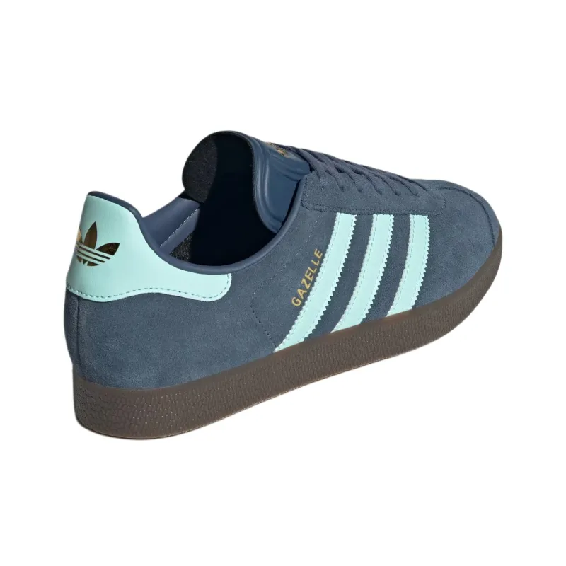 Adidas Originals Gazelle Preloved Ink Court Green Gum-4