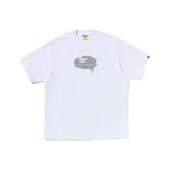 A BATHING APE Logo print T shirt