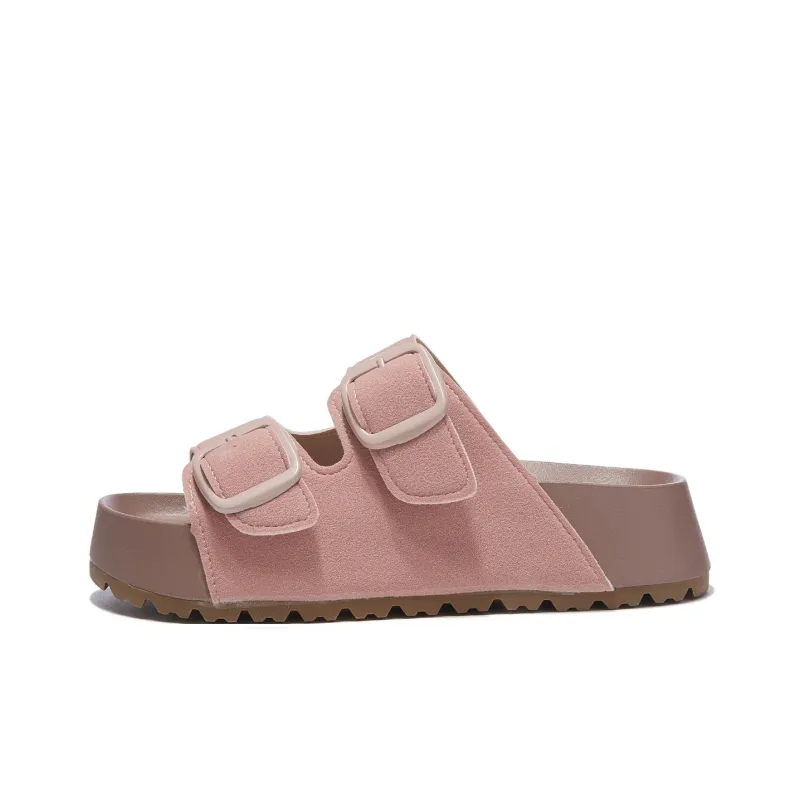Komanic Rubber Sole Stitching Slip Resistant Abrasion Resistant Cushioning Slide Slippers Women's-12