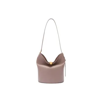 Furla Calfskin Bucket Bag, Shoulder Bag Trumpets Women's Light Purple