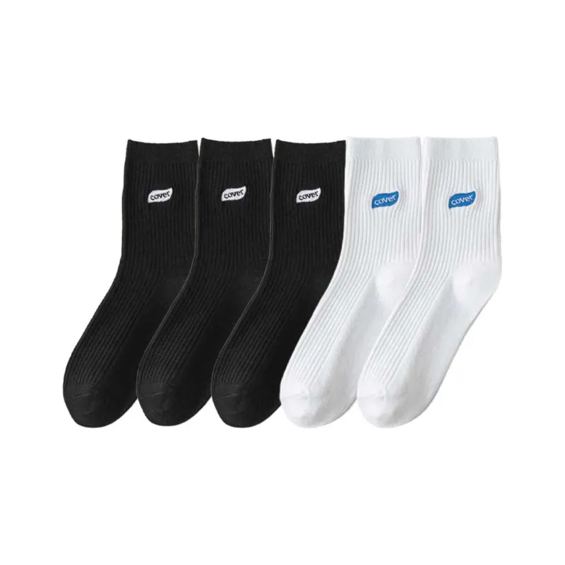 MIIOW Knee High Socks Unisex 5 Pack-28
