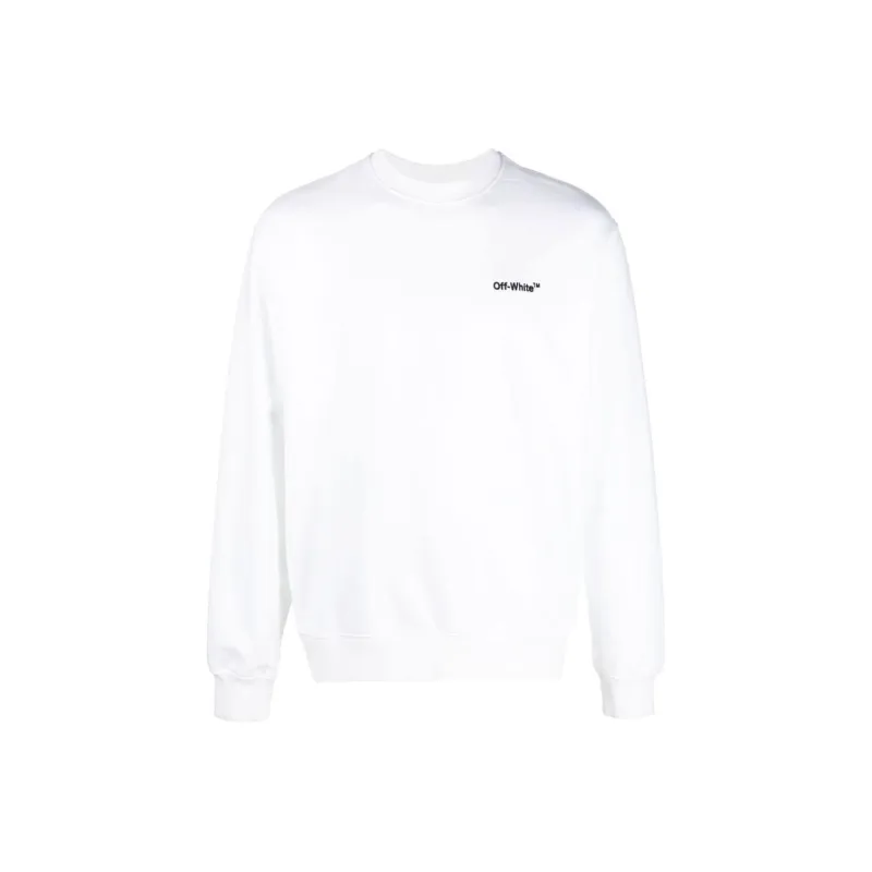 Off Helvetica Crew neck Sweatshirt-0