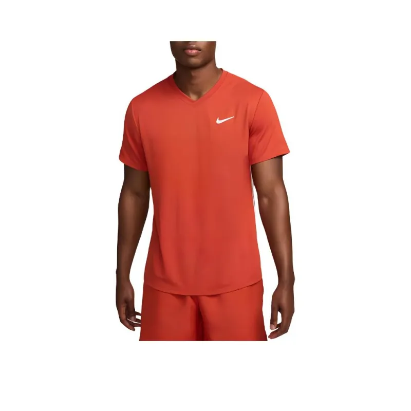 Nike T Shirts Men Red Orange-0