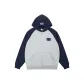 Heather Gray & Navy Blue