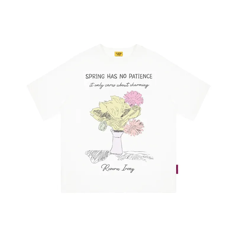 EMPTY REFERENCE x REVERSE IRONY T Shirt Unisex White-0