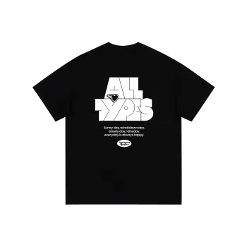AQUAPROS T Shirts Unisex Black