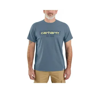 Carhartt 106653 SHORT-SLEEVE LOGO GRAPHIC T-SHIRT T-Shirt RELAXED FIT Men's