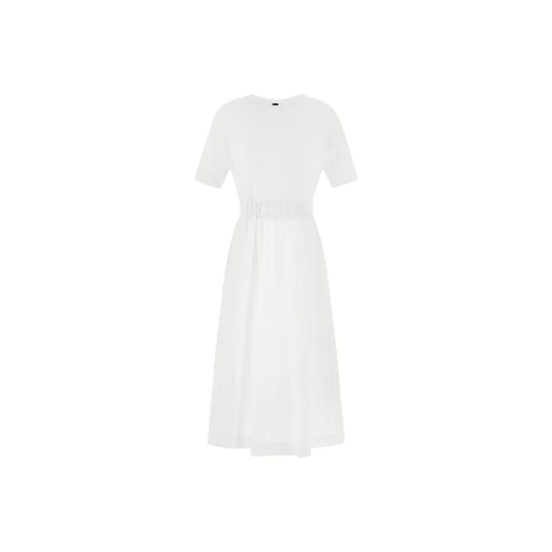 HERNO Short Sleeved Dress Women's White-1