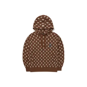 MLB Base Logo Sweatshirts Unisex Brown