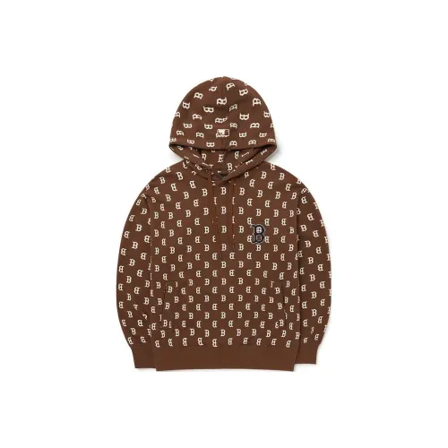 MLB Base Logo Sweatshirts Unisex Brown