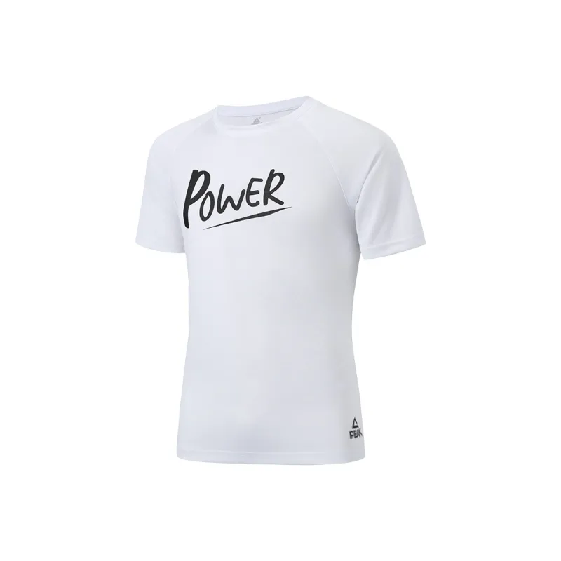 PEAK T Shirts Men White-0