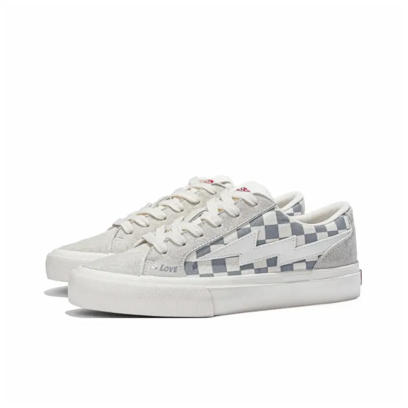 MXGM Slip Resistant, Abrasion Resistant, Lightweight, Breathable Low Top Skateboard Shoes Unisex Vanilla Ecru-0