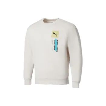 PUMA Trend Graphic Sweatshirt Men's White