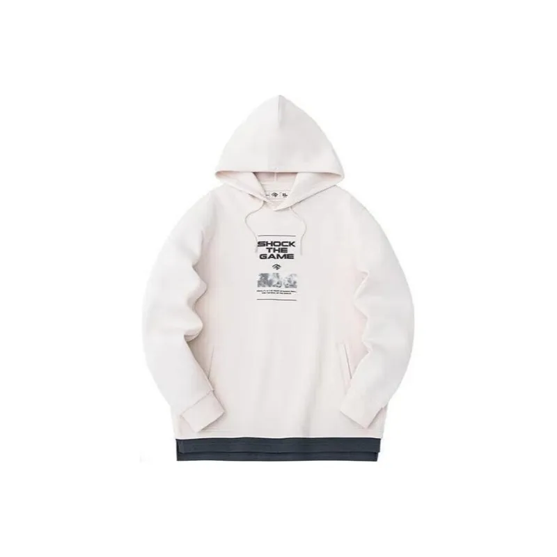 Anta Basketball Collection Sweatshirt Men's Muddy Sandy Gray-0