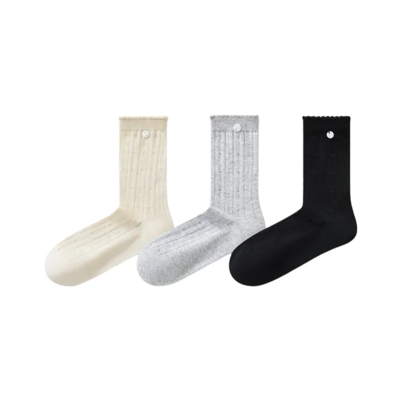 Temooues Mid Calf Socks Women's Combo Set-13
