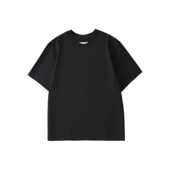 Studio Nicholson Lay Logo Detailed Crewneck T Shirt