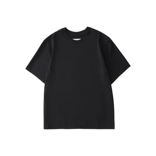 Studio Nicholson Lay Logo Detailed Crewneck T Shirt