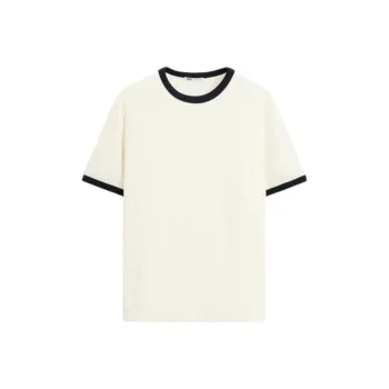 ZARA T Shirt Men's Frosted White