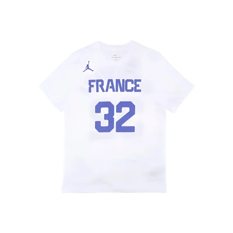 JORDAN Victor Wembanyama France Big Kids' JORDAN Basketball T-Shirt-0