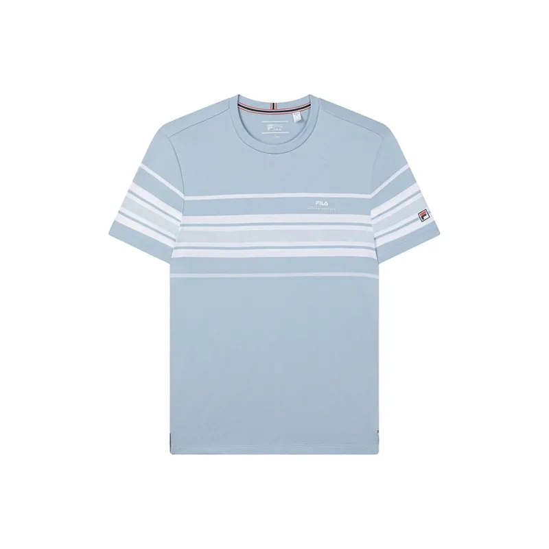 FILA T Shirts Men Bamboo Prosperity Blue-0
