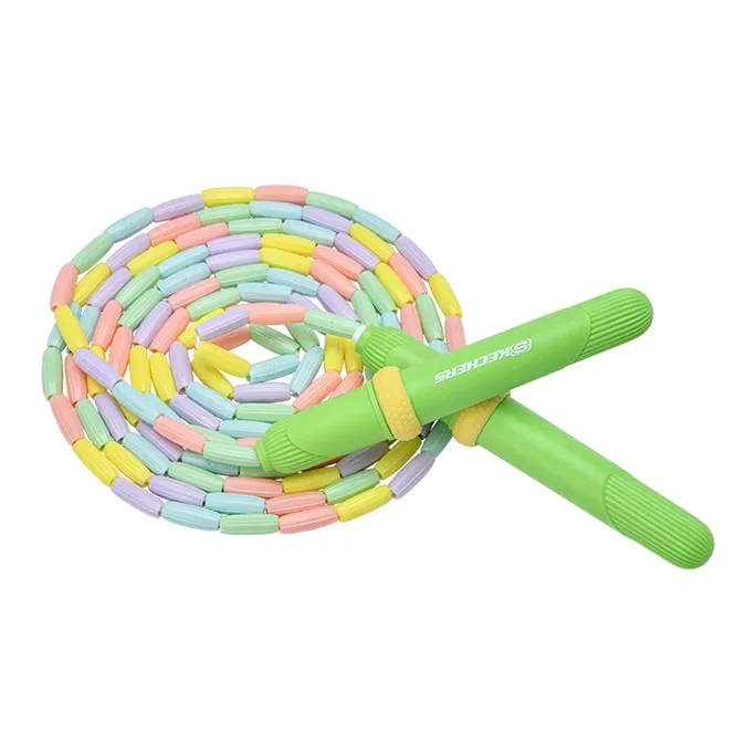 Skechers Student Supply Mechanical Counting Jump Ropes Exam PVC Cotton Cord PP Controller 2.8M Starcrow Rainbow Green-1