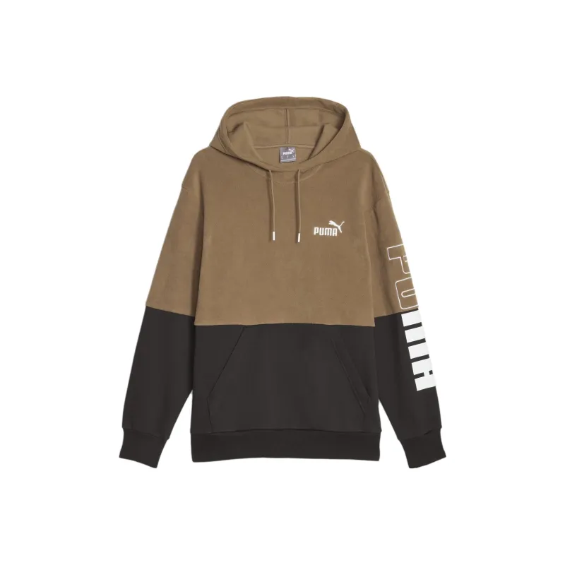 PUMA Hoodie D’hiver POWER Homme Sweatshirt Men's Khaki-0